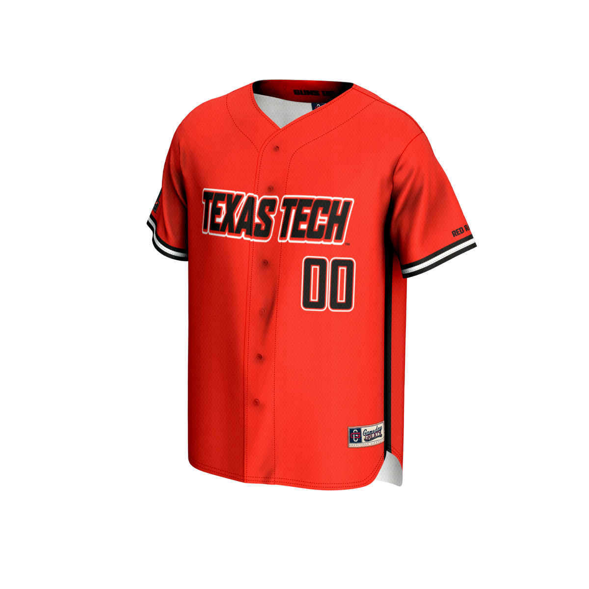 Texas Tech Red Raiders NIL Pick-A-Player Baseball Lightweight Jersey - Red