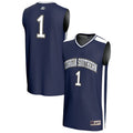 #1 Georgia Southern Eagles Lightweight Basketball Fashion Jersey - Blue