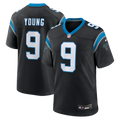 Carolina Panthers Bryce Young Black Team Game Jersey