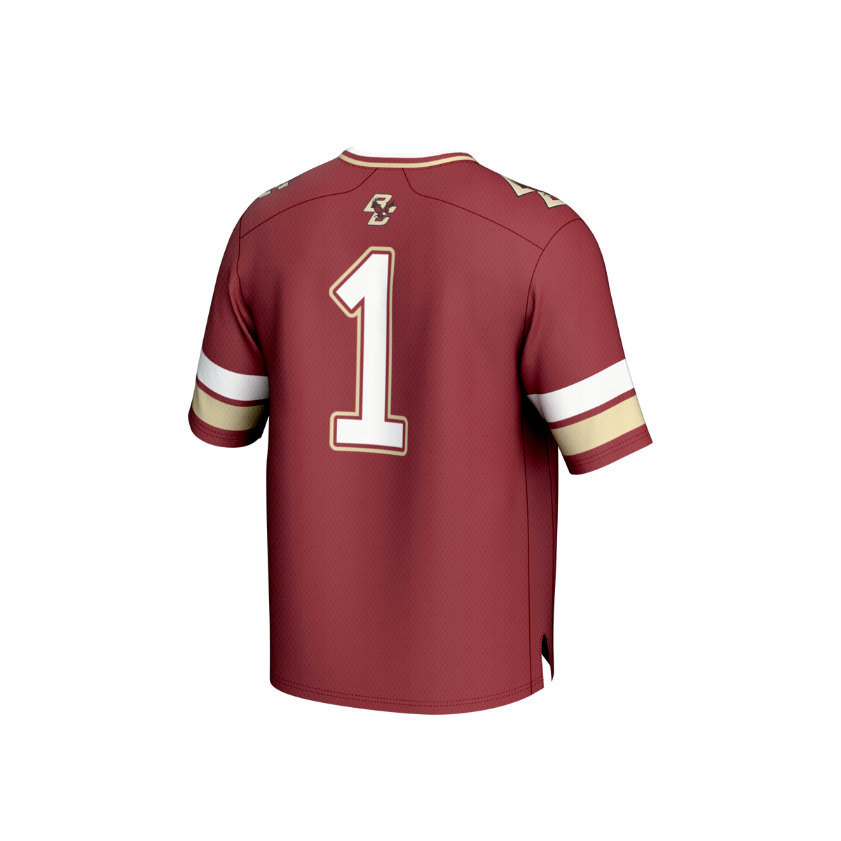 #1 Boston College Eagles Lightweight Collegiate Football Fashion Jersey - Maroon