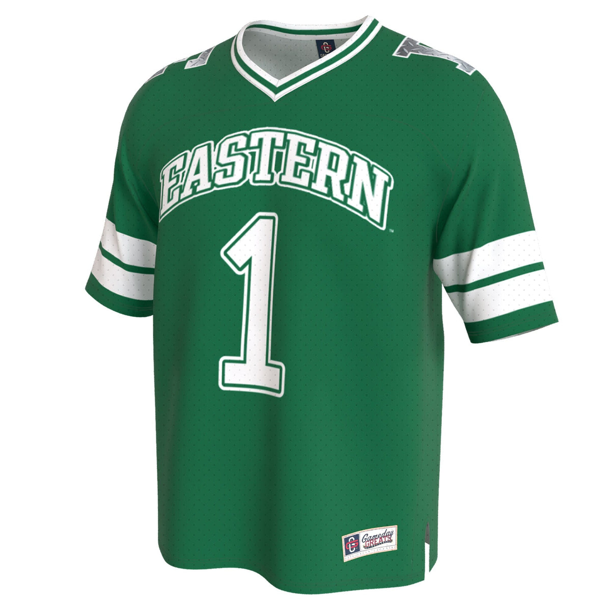 Eastern Michigan Eagles Lightweight Collegiate Football Fashion Jersey - Green