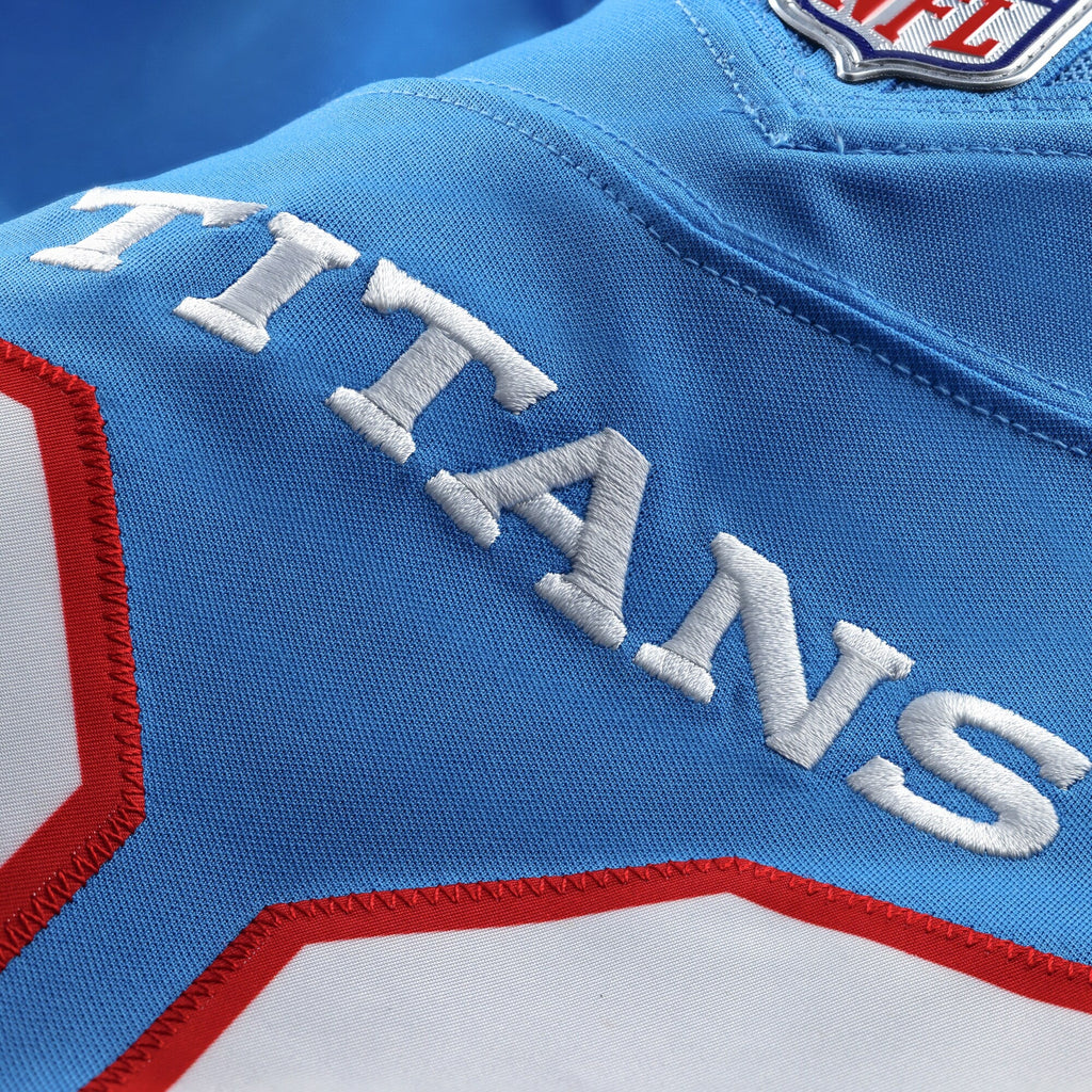 Tennessee Titans Jeffery Simmons Light Blue Team Vapor F.U.S.E. Stitched Limited Jersey