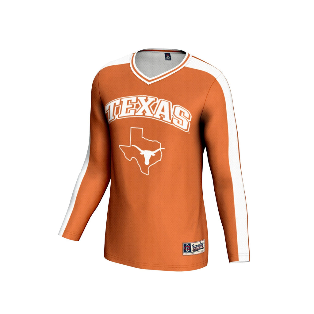 Texas Longhorns #1 Lightweight Volleyball Fashion Jersey - Burnt Orange
