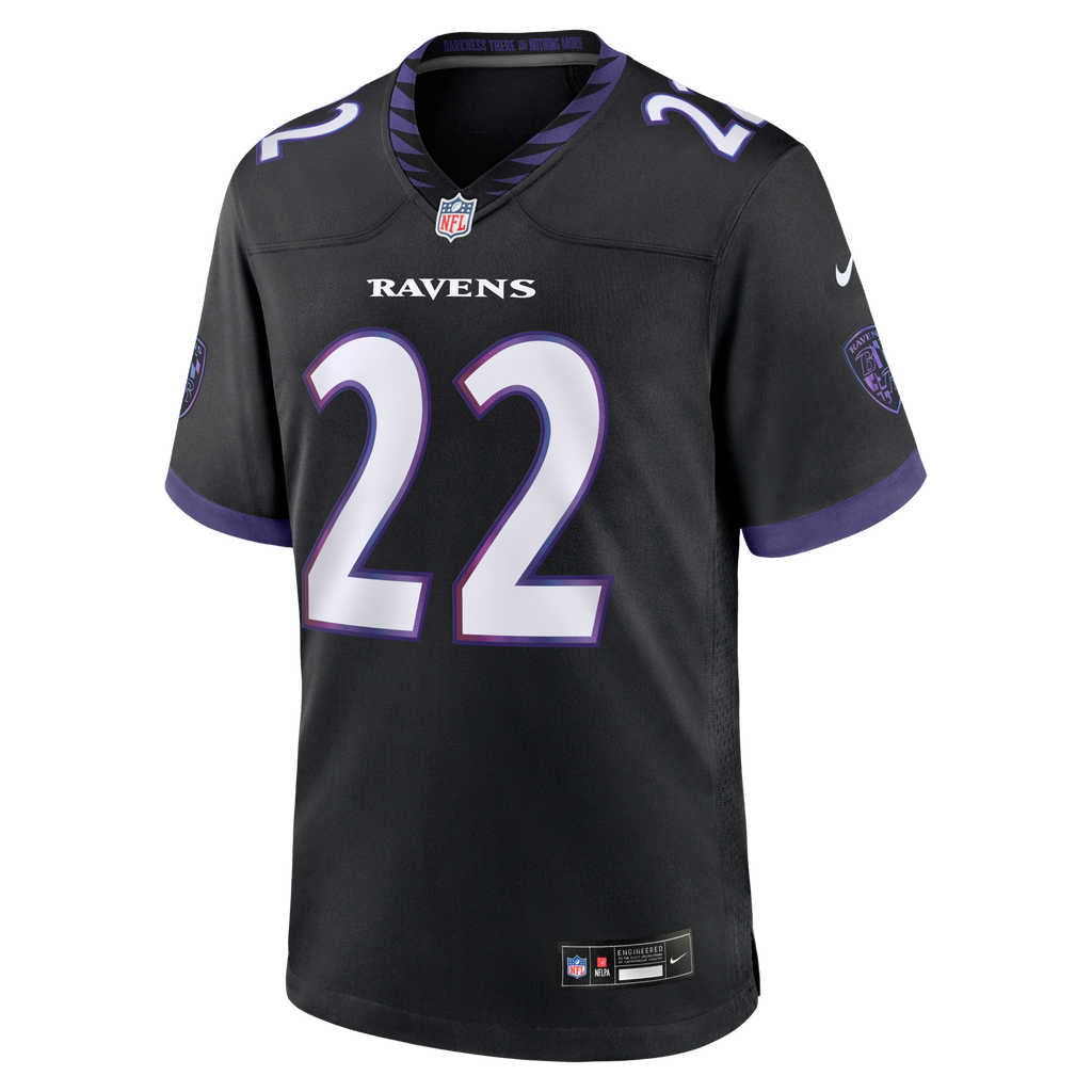 Baltimore Ravens Derrick Henry Black Alternate Game Jersey