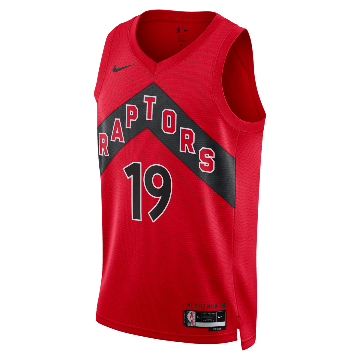 Toronto Raptors Icon Edition Swingman Jersey - Red - Jakob Poeltl