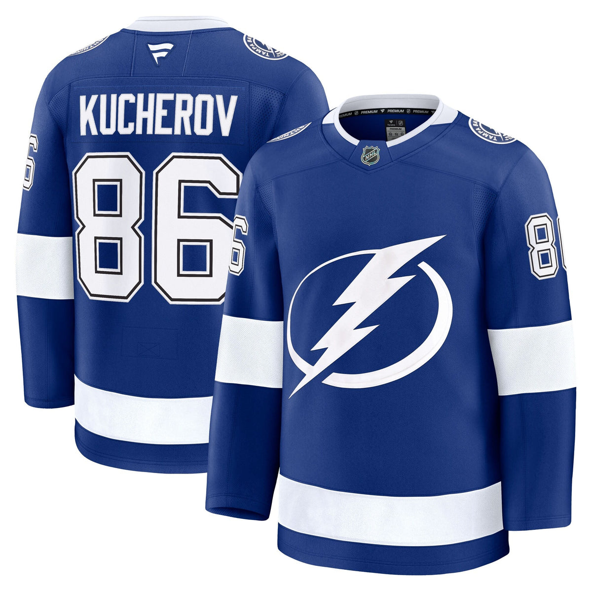 Tampa Bay Lightning Nikita Kucherov Blue Home Premium Jersey