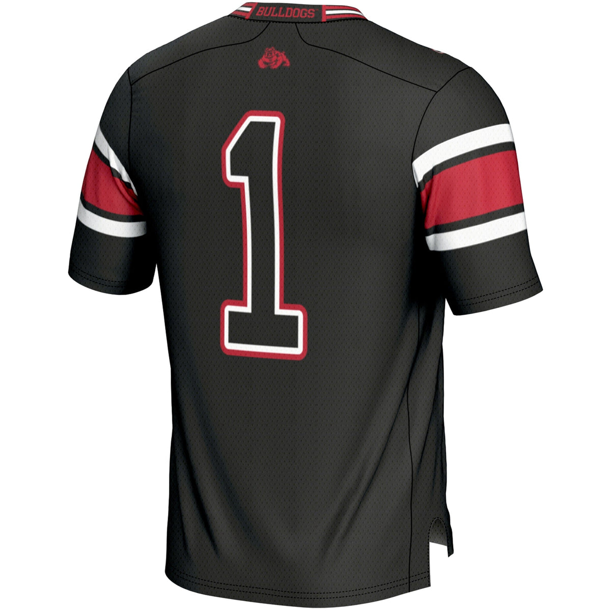 #1 Fresno State Bulldogs Endzone Football Jersey - Black