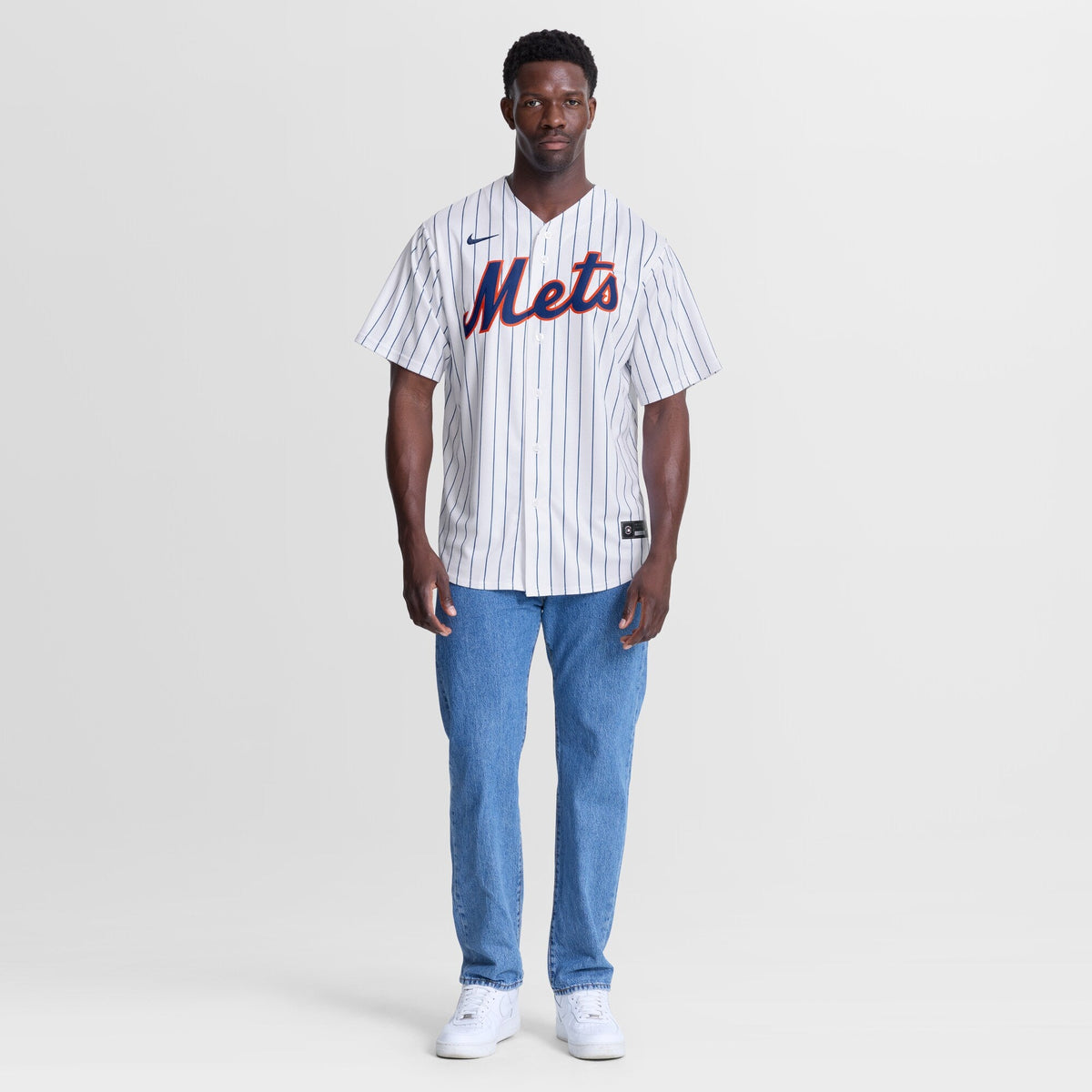 New York Mets Chayce McDermott White Home Replica Jersey