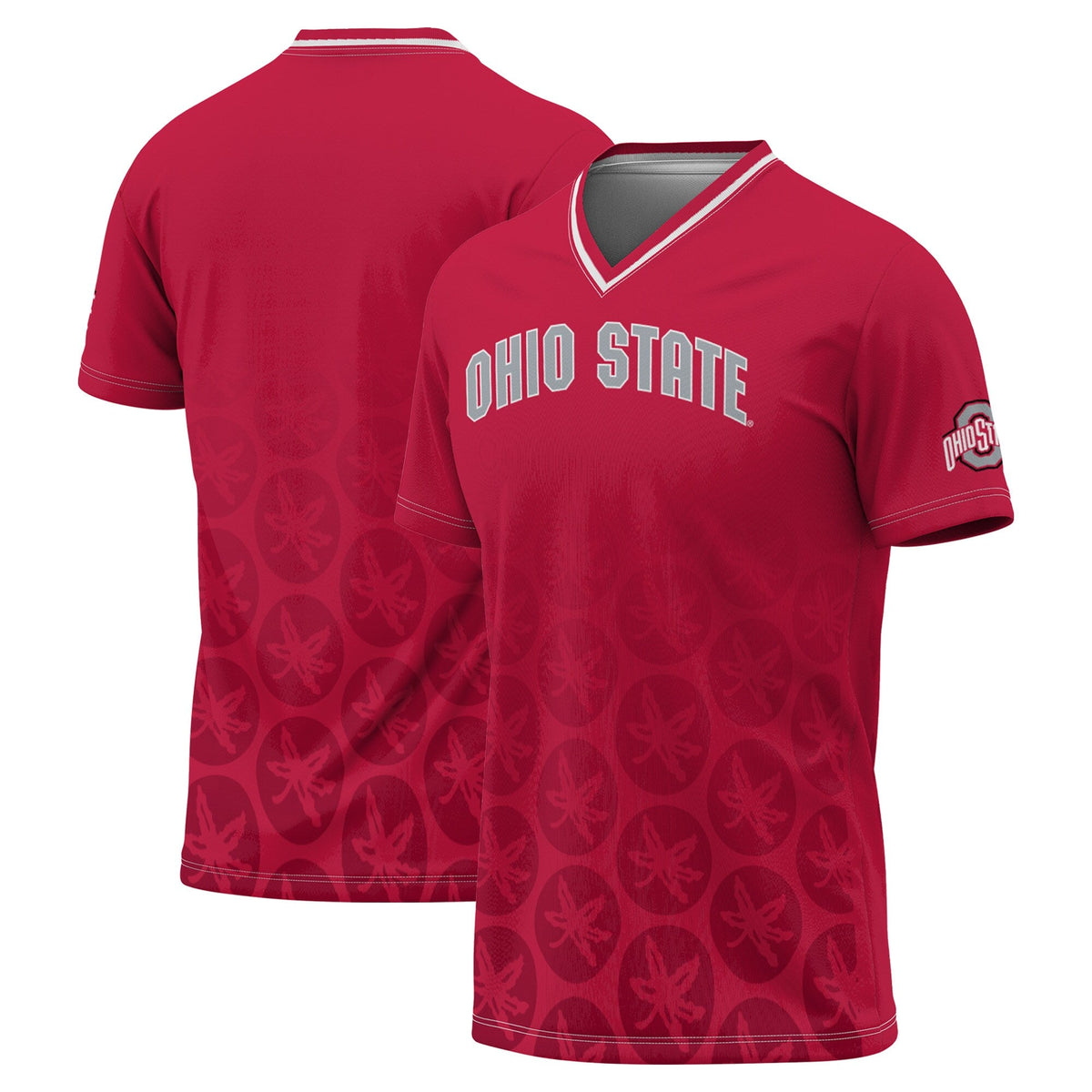 Ohio State Buckeyes Lightweight Soccer Fashion Jersey - Scarlet