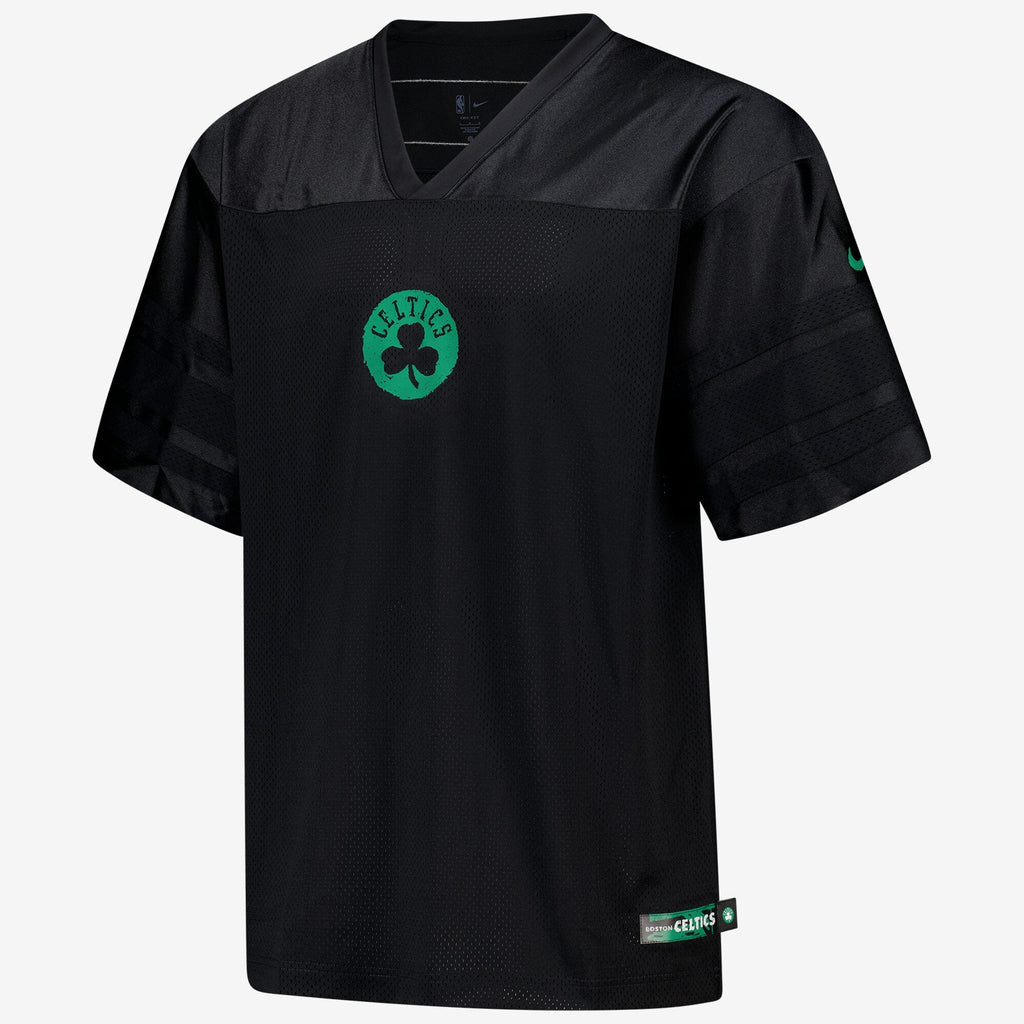 Boston Celtics Courtside Football Jersey - Black