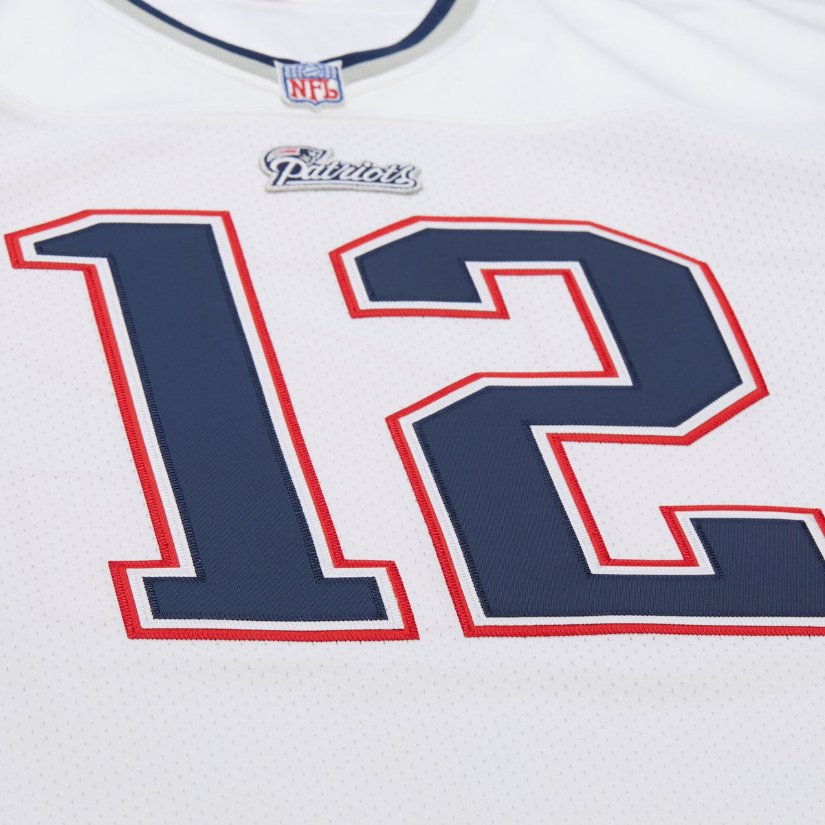New England Patriots Tom Brady White 2000 Authentic Jersey