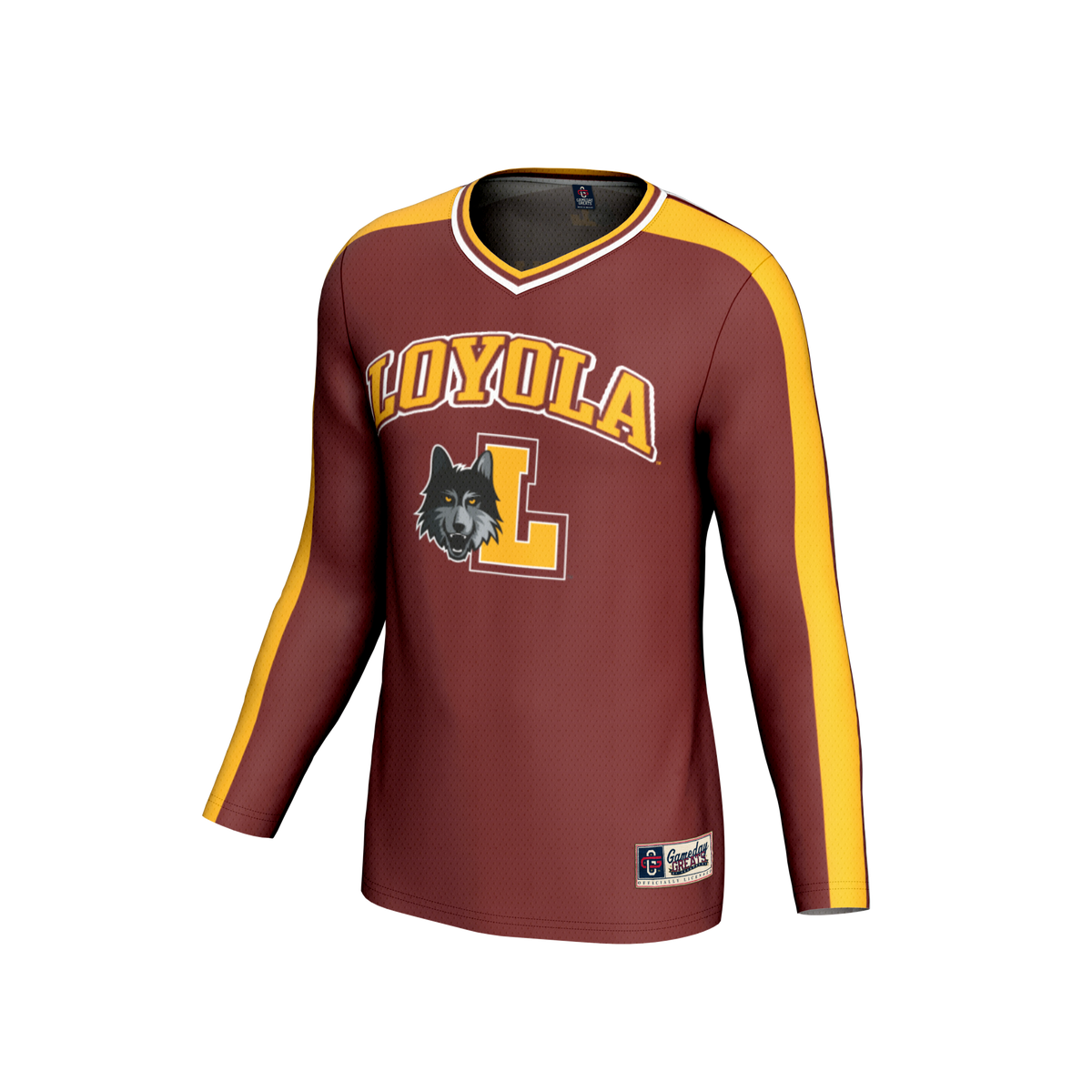 Loyola Chicago Ramblers NIL Pick-A-Player Lightweight Collegiate Volleyball Fashion Jersey - Maroon