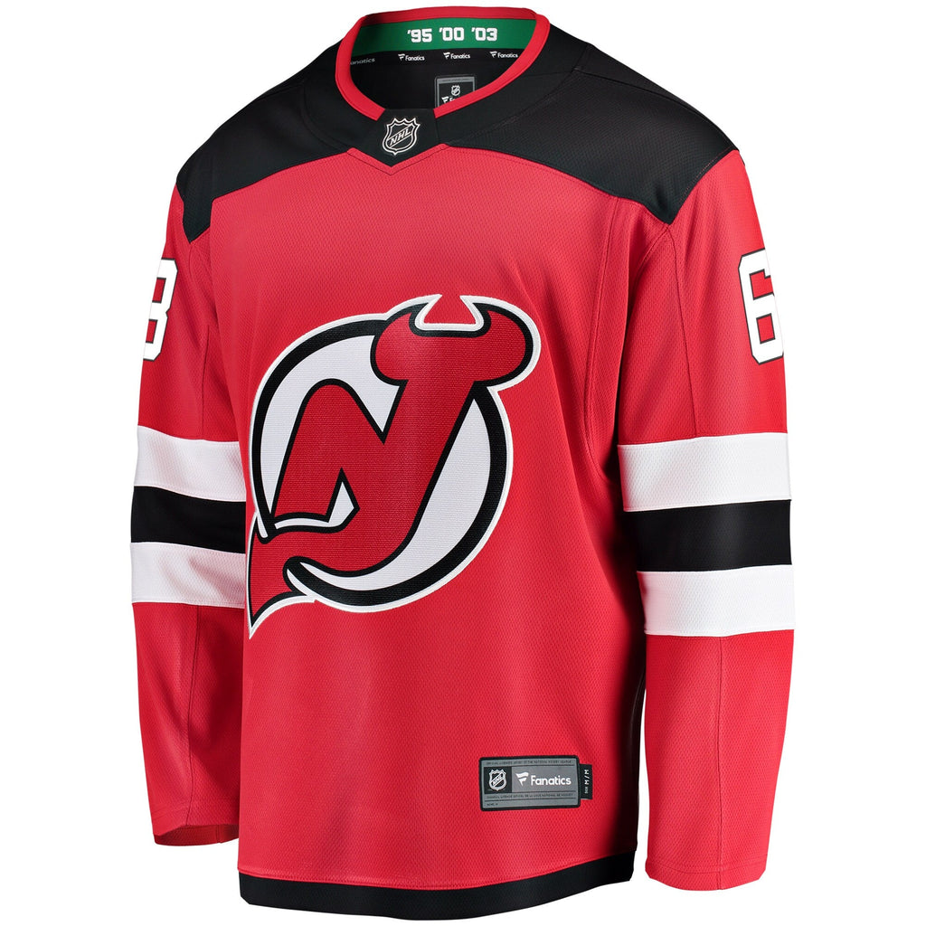 New Jersey Devils Jesper Bratt Red Home Breakaway Player Jersey