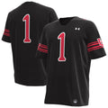 #1 Utah Utes Replica Football Jersey - Black