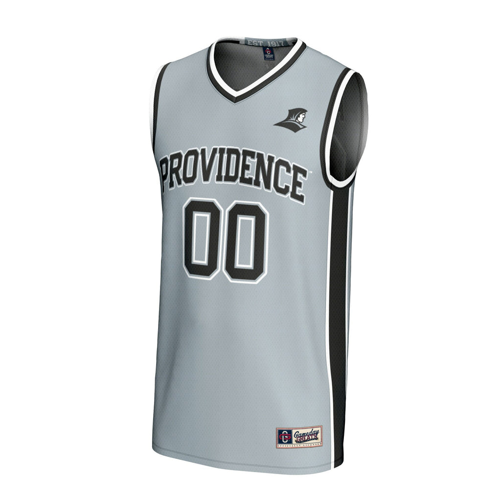 Providence Friars Lightweight Collegiate Basketball NIL Pick-A-Player Fashion Jersey - Silver