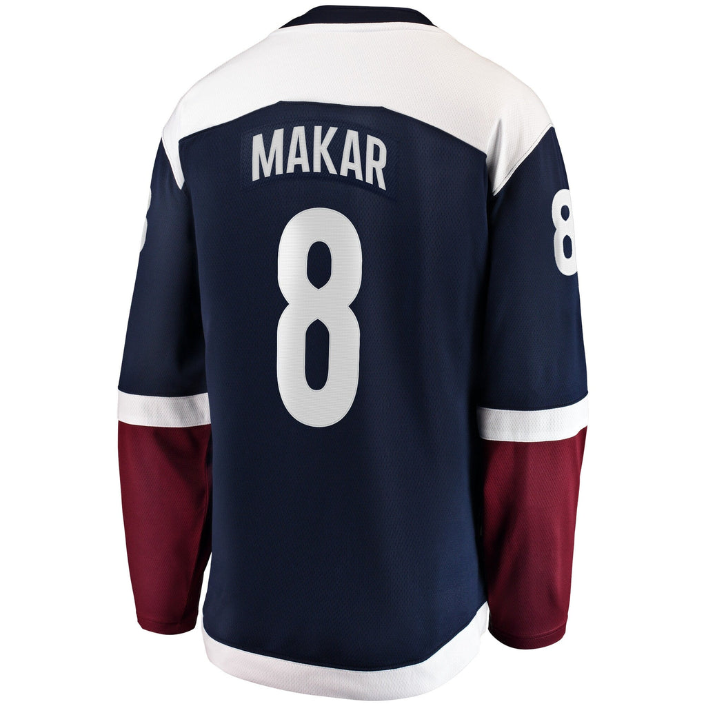 Colorado Avalanche Cale Makar Navy Breakaway Jersey