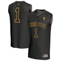#1 Arizona State Sun Devils Lightweight Collegiate Basketball Fashion Jersey - Black