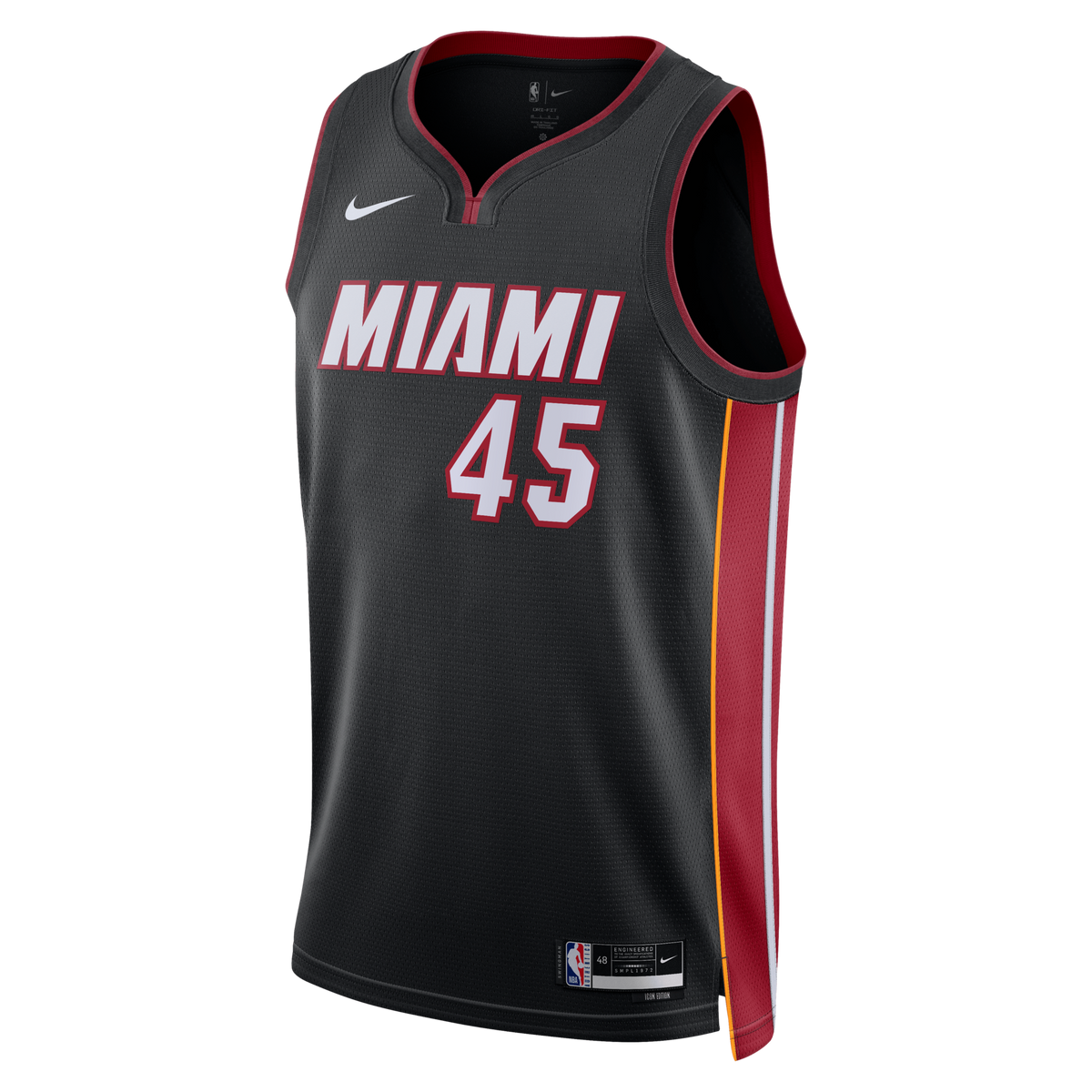 Miami Heat Icon Edition Swingman Jersey - Black - Davion Mitchell