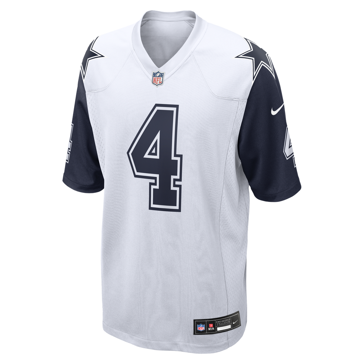 Dallas Cowboys Dak Prescott White Alternate Game Team Jersey