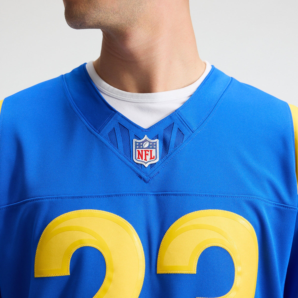 Los Angeles Rams Kyren Williams Royal Team Vapor F.U.S.E. Stitched Limited Jersey