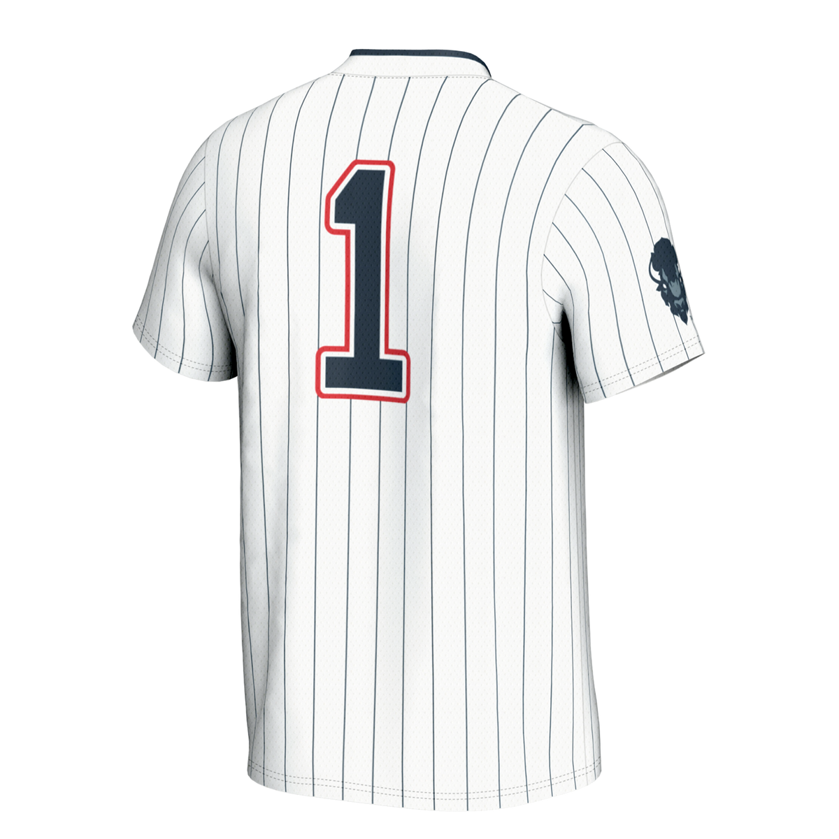 #1 Howard Bison Lightweight Softball Jersey - White