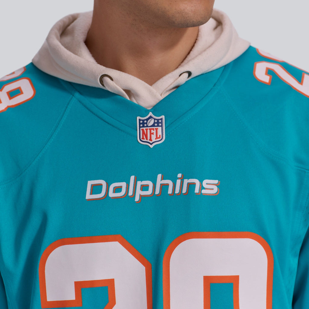 Miami Dolphins Devon Achane Aqua Player Game Jersey