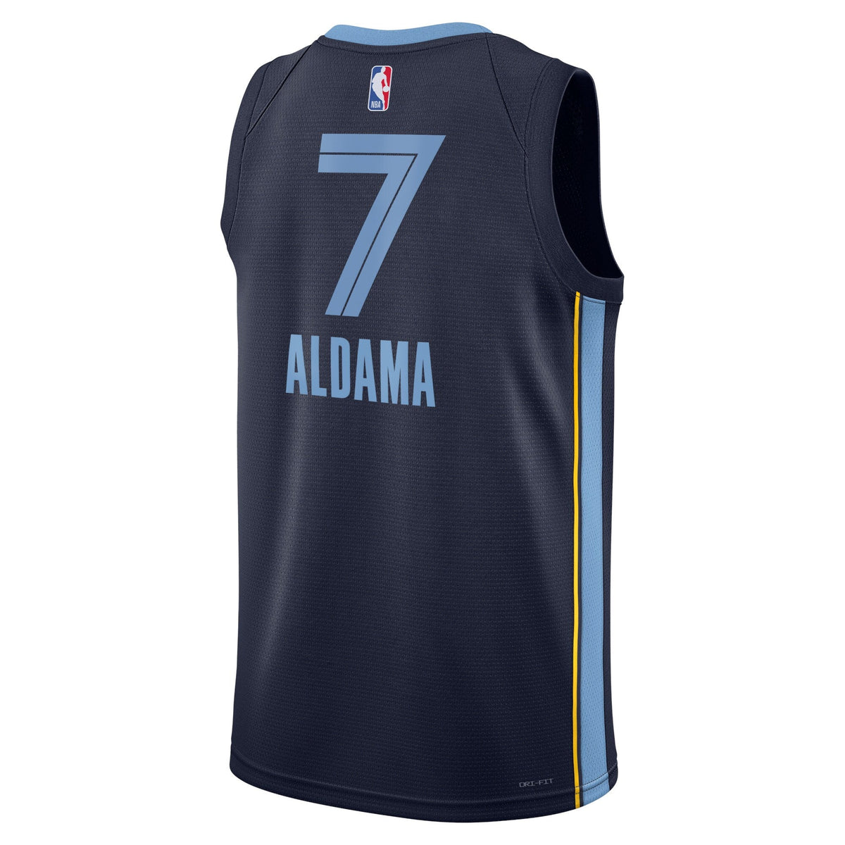 Memphis Grizzlies Icon Edition Swingman Jersey - Navy - Santi Aldama