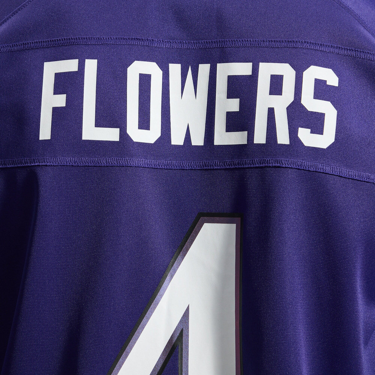 Baltimore Ravens Zay Flowers Purple Team Game Jersey