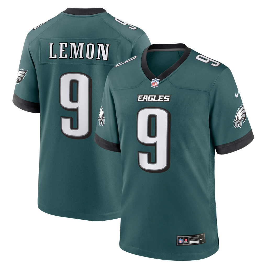 Philadelphia Eagles Makai Lemon Green 2026 NFL Draft First Round Pick No. 20 Team Game Jersey