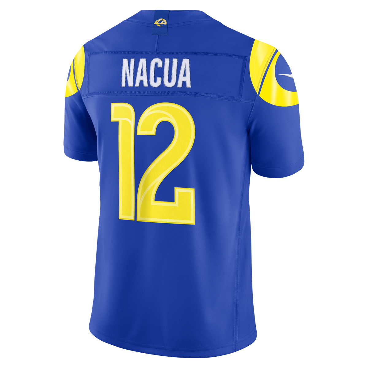 Los Angeles Rams Puka Nacua Royal Team Vapor F.U.S.E. Stitched Limited Jersey