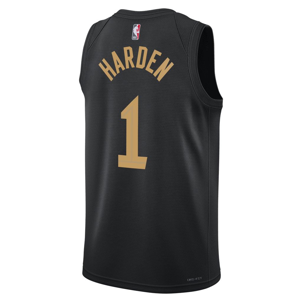 Cleveland Cavaliers Statement Edition Swingman Jersey - Black - James Harden
