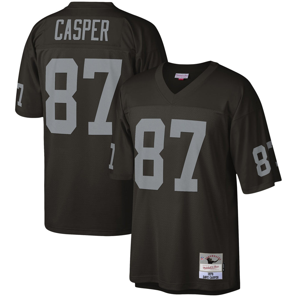 Las Vegas Raiders Dave Casper Black Legacy Replica Jersey