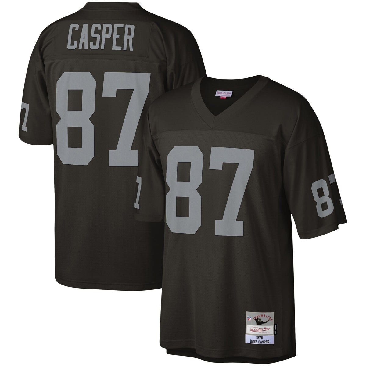 Las Vegas Raiders Dave Casper Black Legacy Replica Jersey