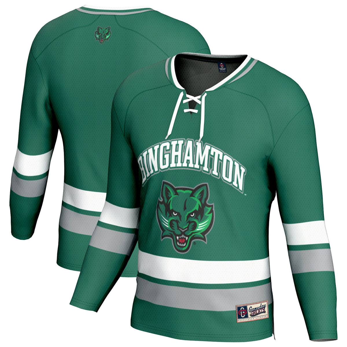 Binghamton Bearcats Spirit Hockey Jersey - Green