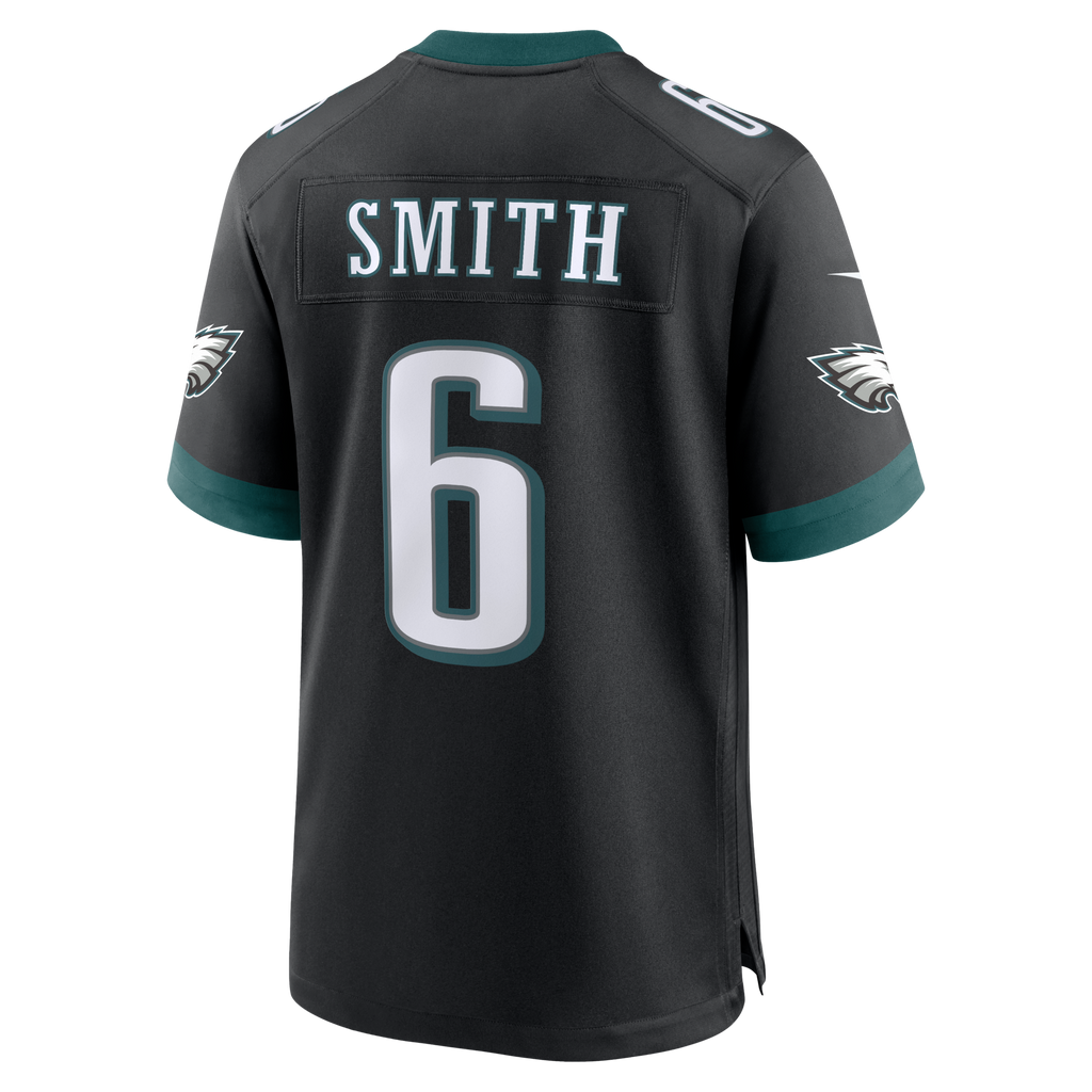 Philadelphia Eagles DeVonta Smith Black Alternate Game Jersey