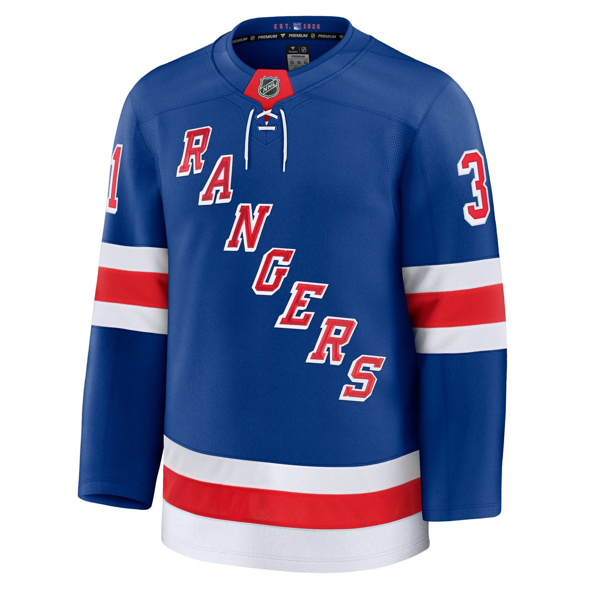 New York Rangers Igor Shesterkin Blue Home Premium Jersey