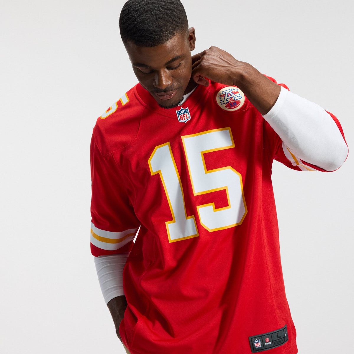 Kansas City Chiefs Patrick Mahomes Red Game Jersey