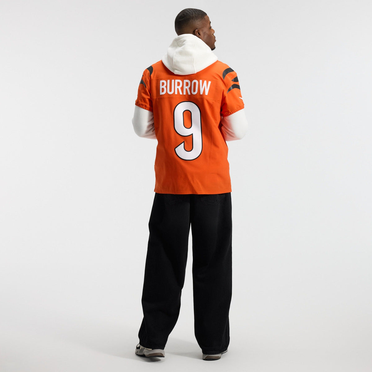 Cincinnati Bengals Joe Burrow Orange Team Vapor F.U.S.E. Elite Jersey