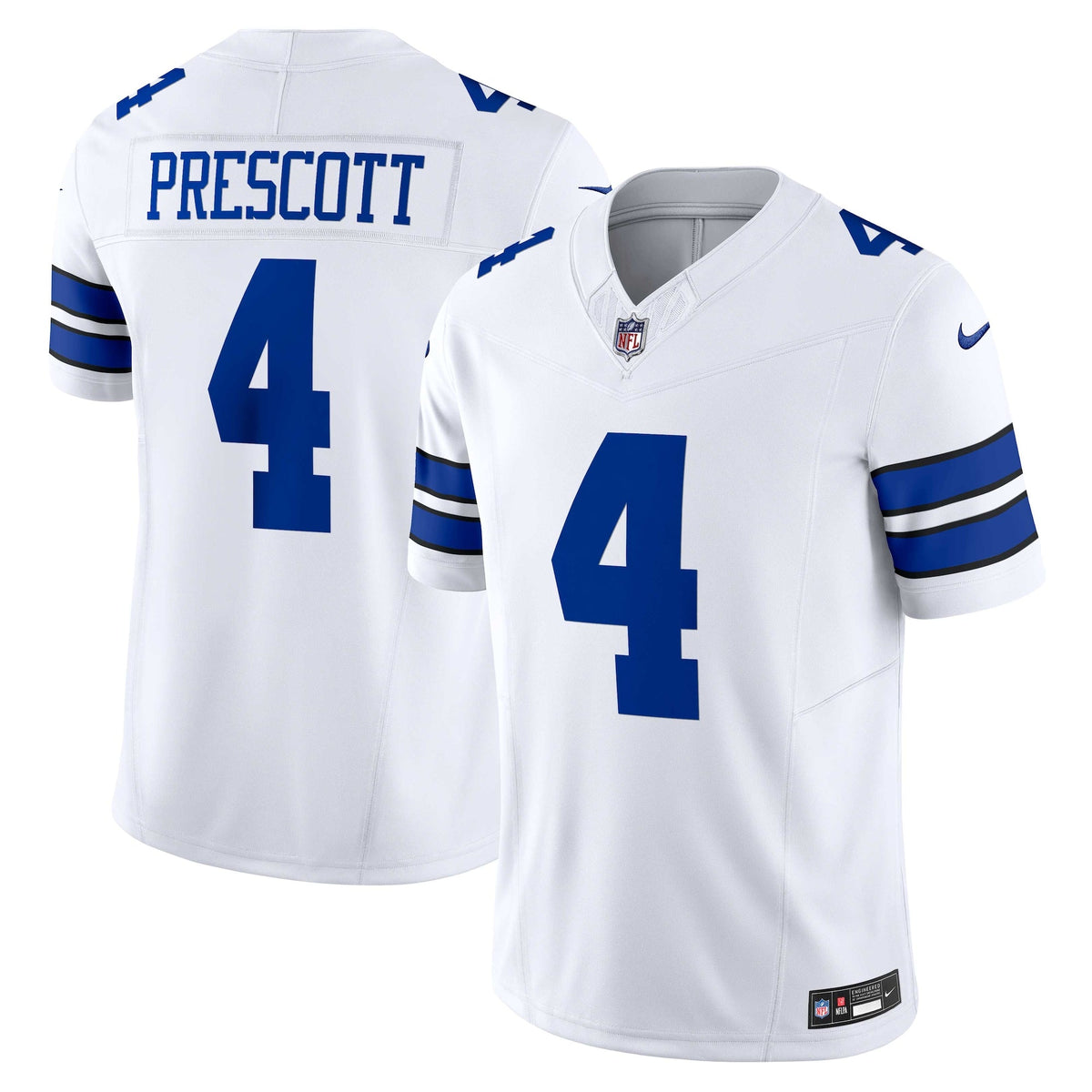 Dallas Cowboys Dak Prescott White Vapor F.U.S.E. Limited Jersey