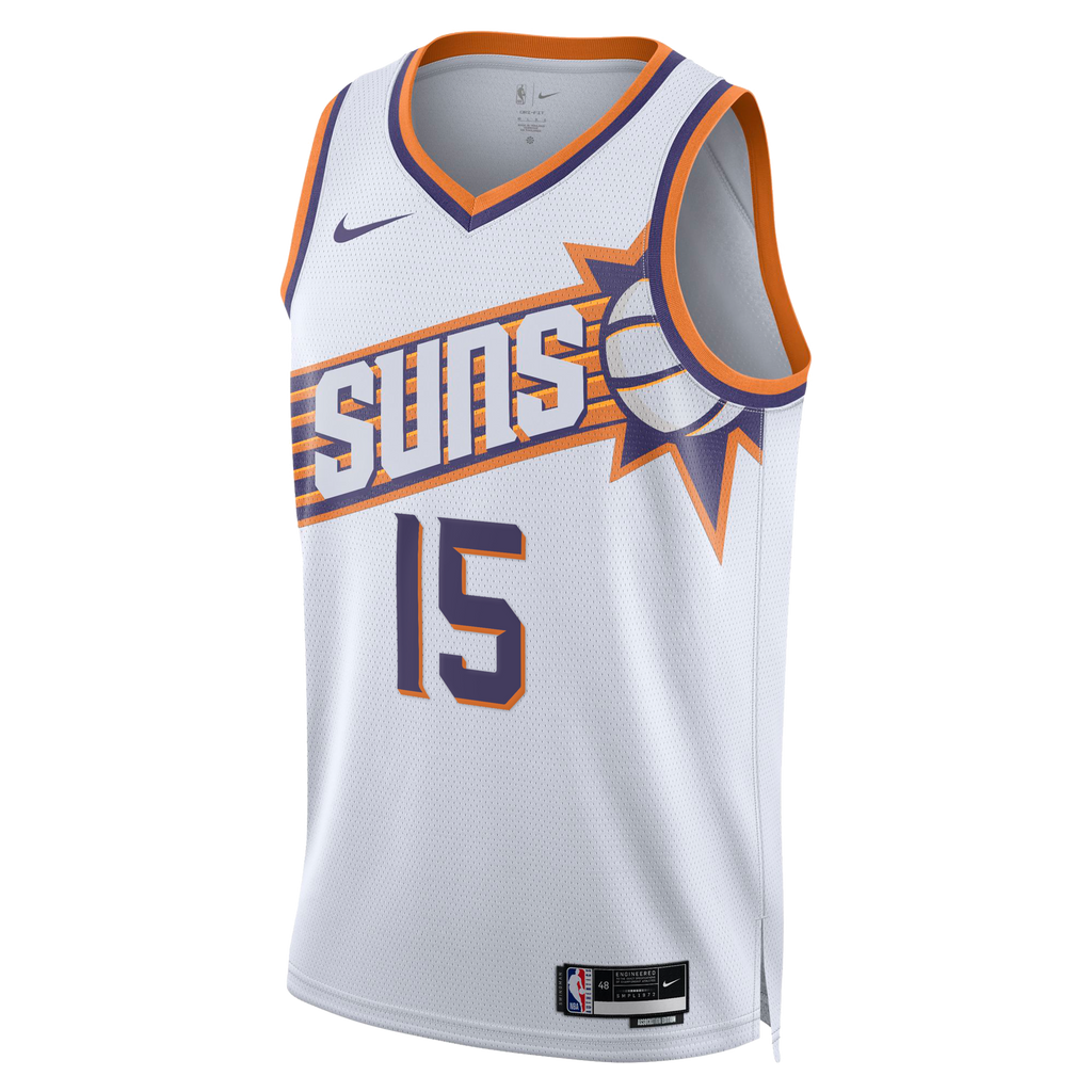 Phoenix Suns Association Edition Swingman Jersey - White - Devin Booker
