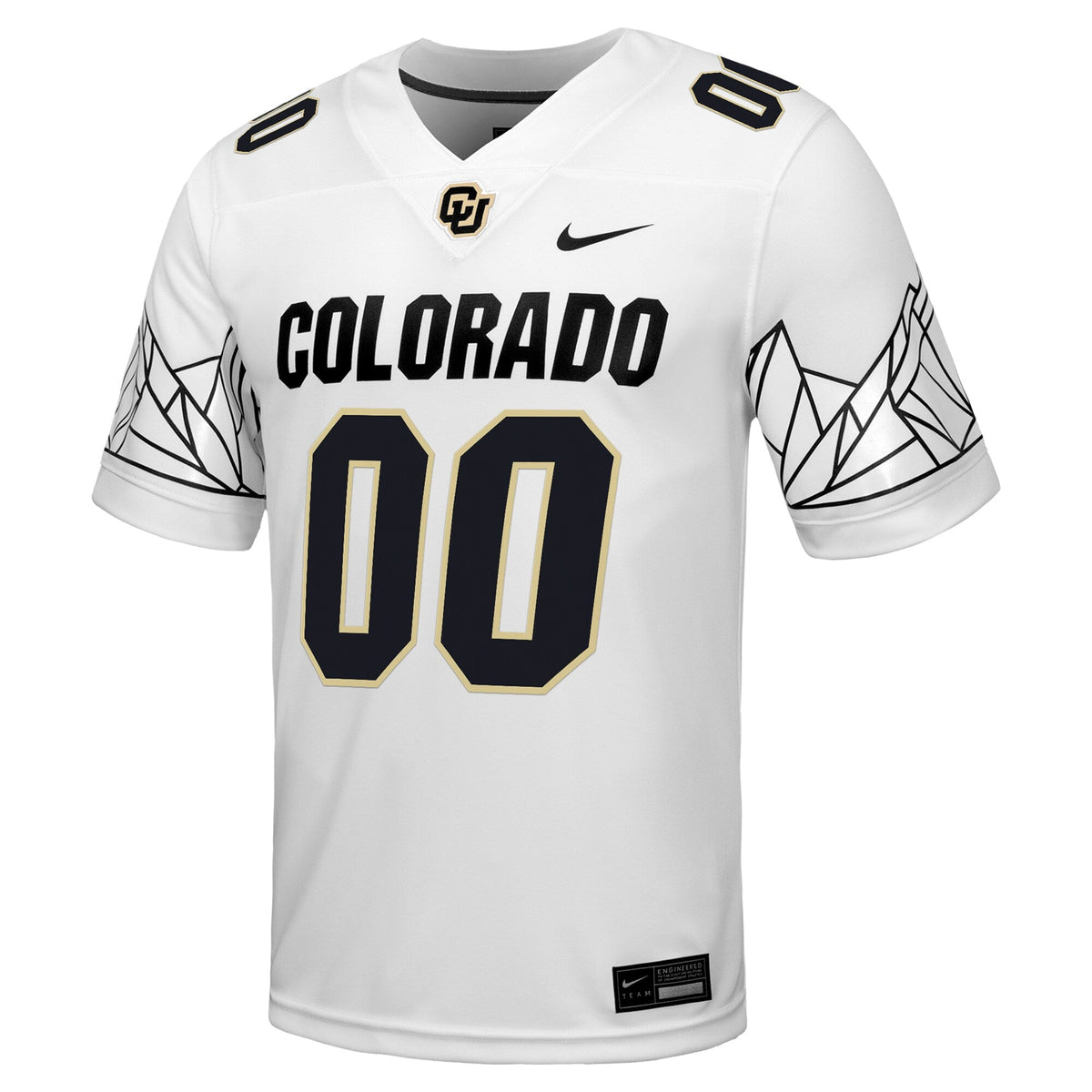 Colorado Buffaloes Custom Football Game Jersey - White