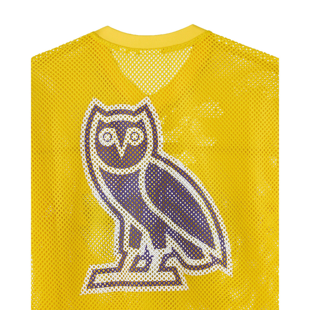 Los Angeles Lakers X OVO Mesh Football Jersey