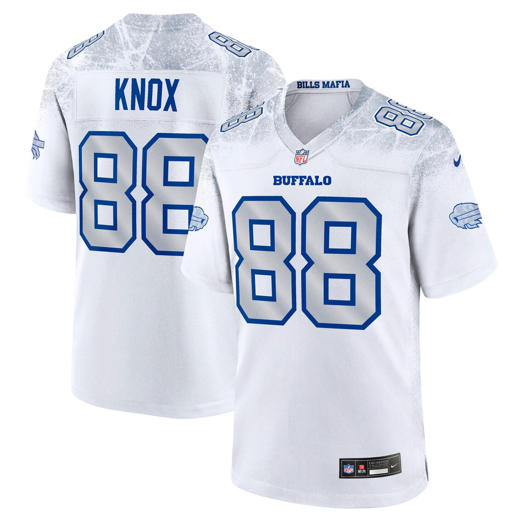 Buffalo Bills Dawson Knox White 2025 Rivalries Collection Game Jersey