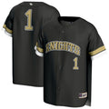 #1 UCF Knights Collegiate Baseball Fashion Jersey - Black
