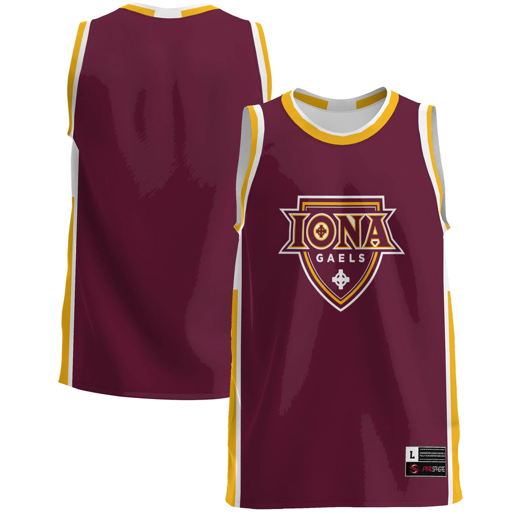 Iona University Gaels Lightweight Basketball Jersey - Maroon