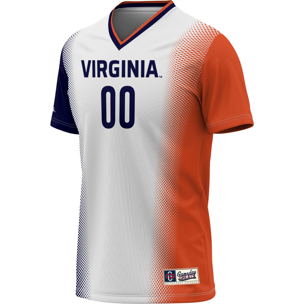 Virginia Cavaliers Pick-A-Player NIL Lightweight Soccer Jersey - White