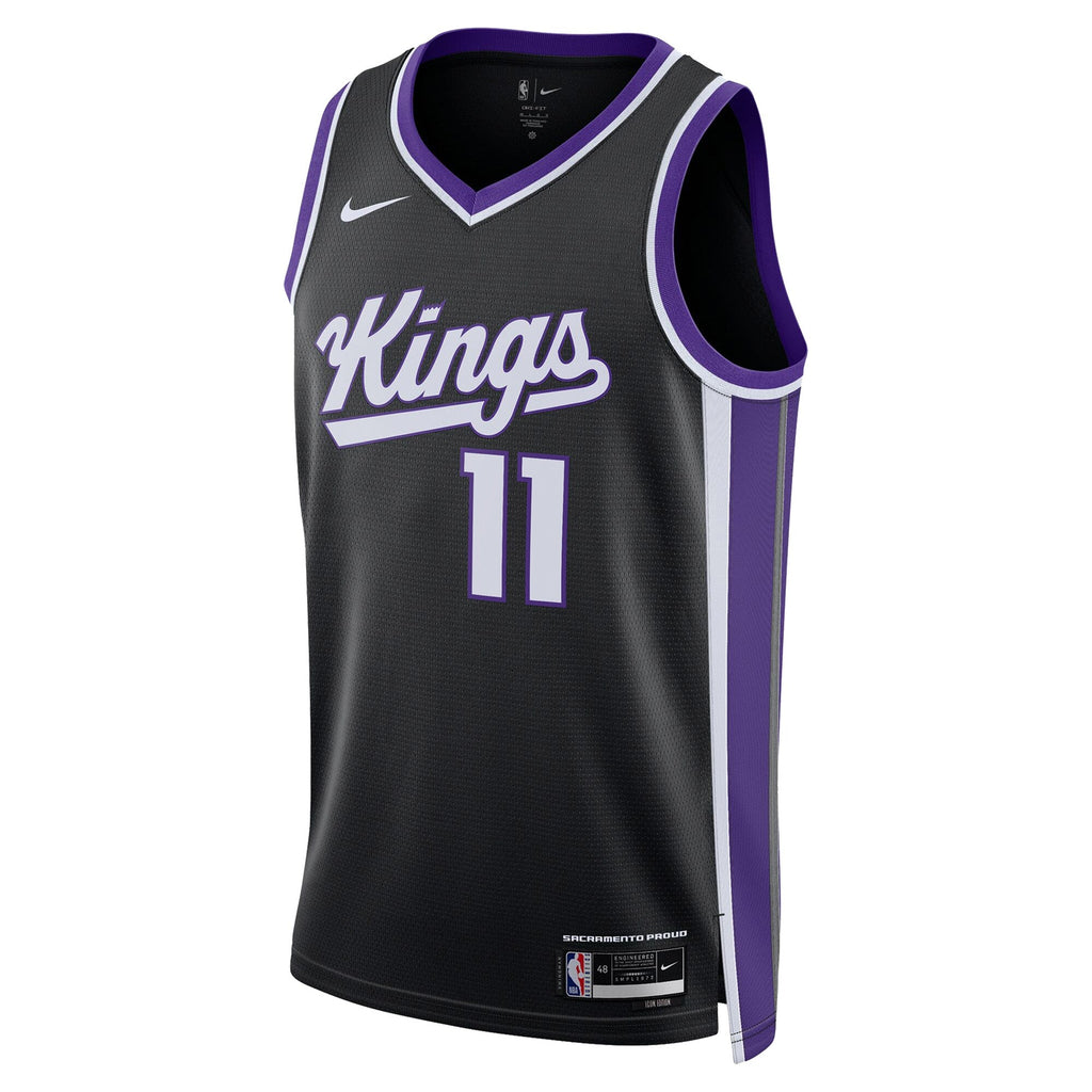 Sacramento Kings Icon Edition Swingman Jersey - Black - Domantas Sabonis