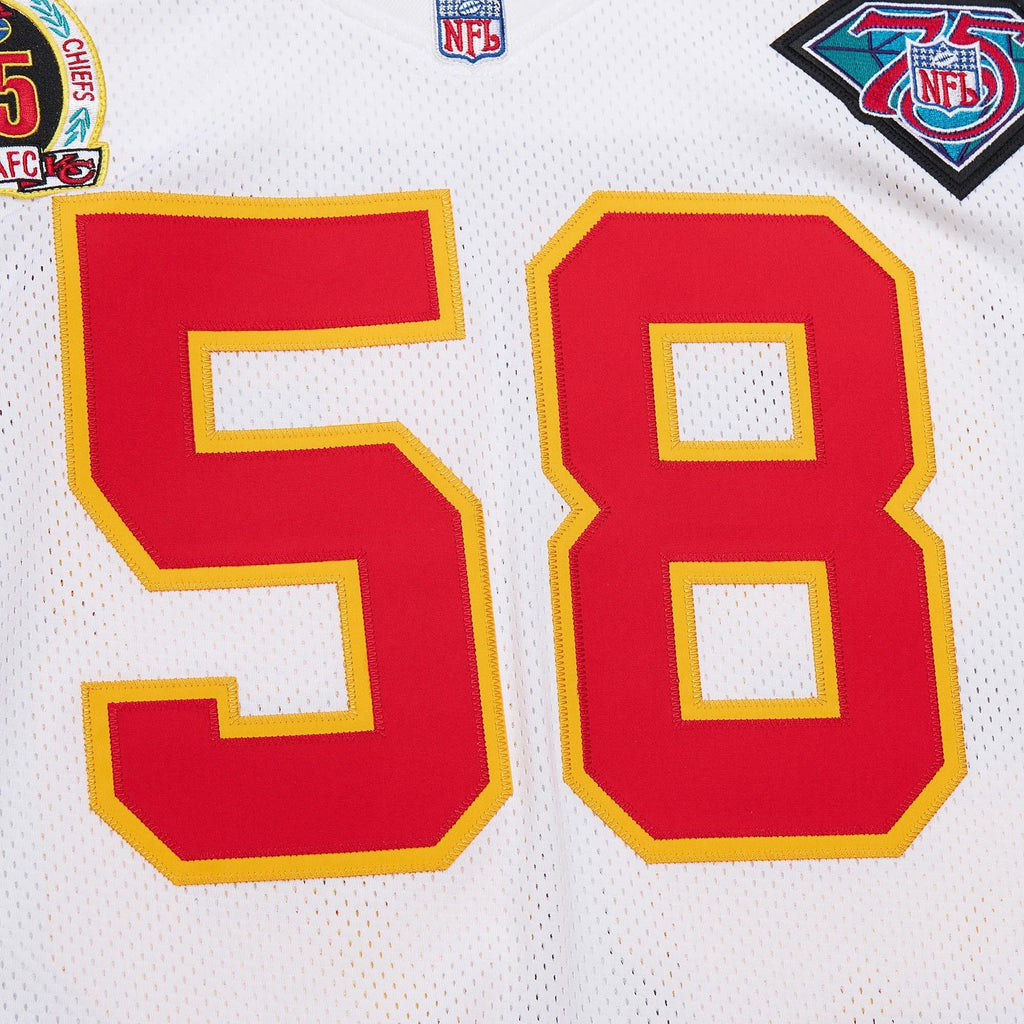 Kansas City Chiefs 1994 Derrick Thomas White Authentic Throwback Retired Player Jersey