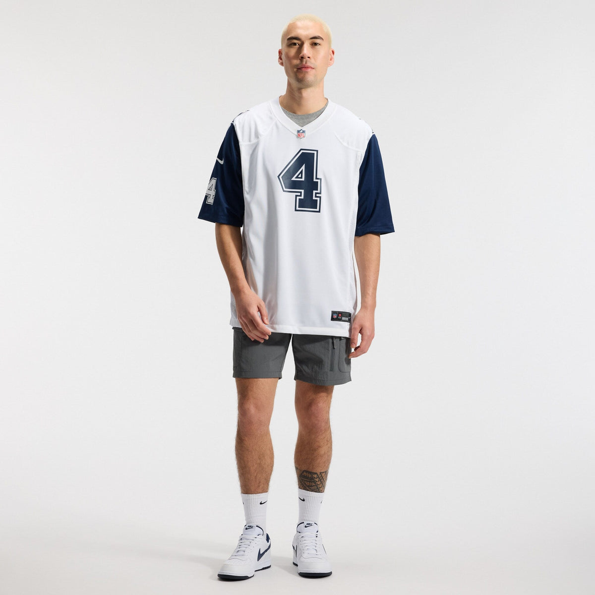 Dallas Cowboys Dak Prescott White Alternate Game Team Jersey