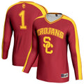 USC Trojans #1 Lightweight Volleyball Fashion Jersey - Cardinal